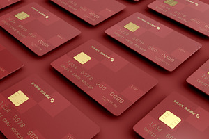 Credit Cards Mockup Set