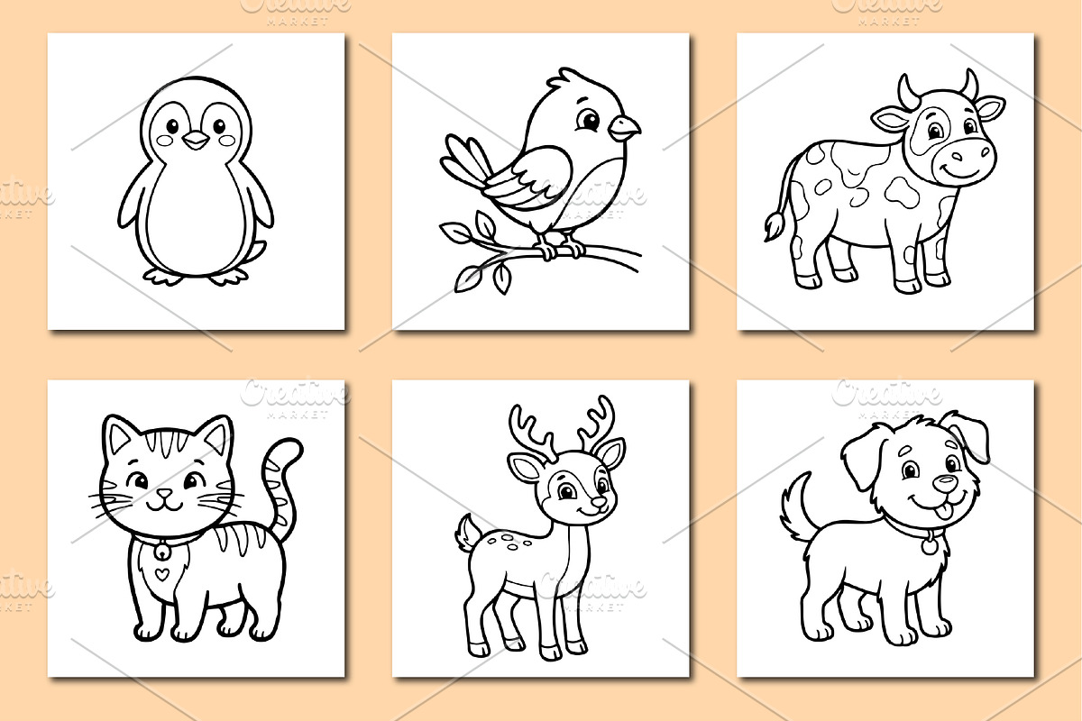 Animal Farm coloring pages, an Education Illustration by Art Zooted (Photo 5 of 7)