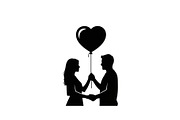 Couple Love Silhouette Bundle, an Illustration by jahid234 (Thumbnail 19 of 48)