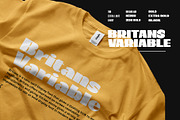 Britans Font, a Sans Serif Font by Damelev (Thumbnail 10 of 11)