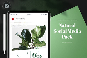 Natural Eco Social Media Pack