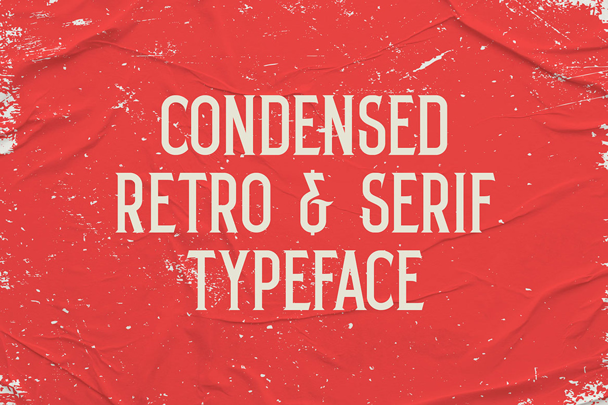 Alphonso Retro Font, a Serif Font by JumboDesign (Photo 6 of 7)