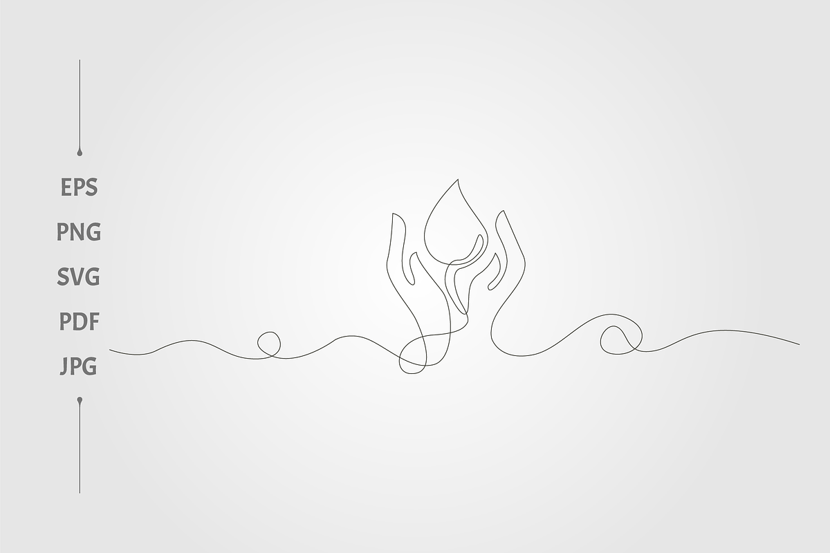 human hand holding single water drop, a Background Graphic by lawoel (Photo 1 of 6)