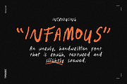 Infamous Messy Handwriting Font, a Handwritten Font by TYPEHEIST (Thumbnail 1 of 12)