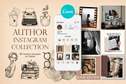 Author Social Media Pack for CANVA, a Social Media Template by Scarlet Heath Art (Thumbnail 1 of 20)