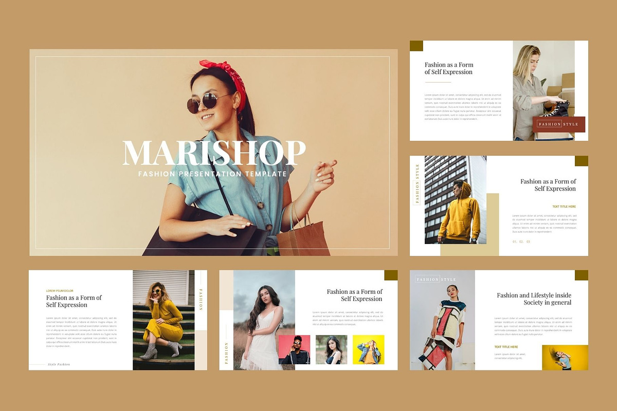 MARISHOP  Fashion Keynote Template, a Presentation Template by Rizki Herdian (Photo 2 of 5)