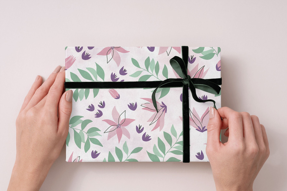 Light & Bright Floral Pattern Tiles, a Pattern Graphic by Fern & Quill (Photo 7 of 7)
