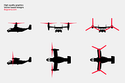Helicopters - Modern Graphics, an Illustration by illugrama (Thumbnail 7 of 7)