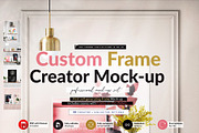 Automatic Frame with Shelves Creator, a Household Mockup by Apparel_Mockups (Thumbnail 1 of 6)