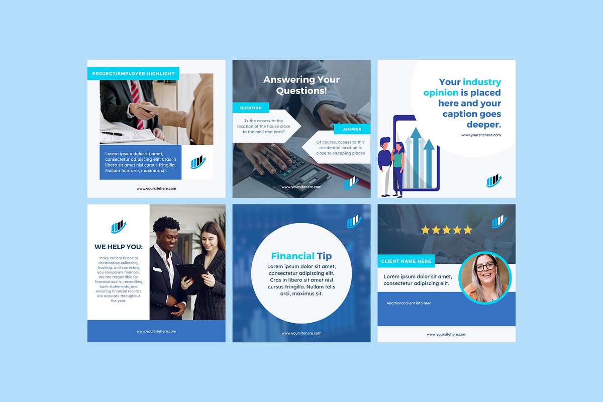 Accounting Social Media, a Social Media Template by Sincerely Media (Photo 5 of 9)