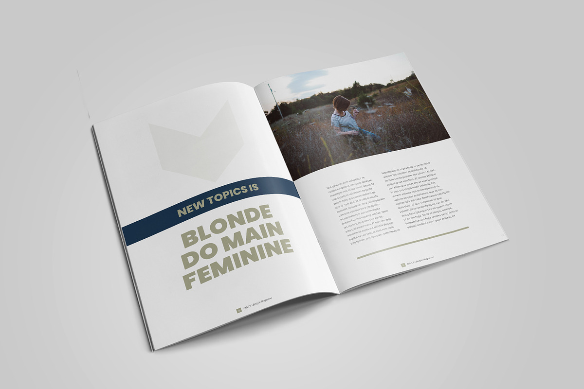 Fashion Lifestyle Magazine/LookBook, a Magazine Template by Layout Design (Photo 8 of 13)