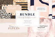 Trendy Backgrounds Bundle, a Texture Graphic by PeDe Designs (Thumbnail 1 of 55)