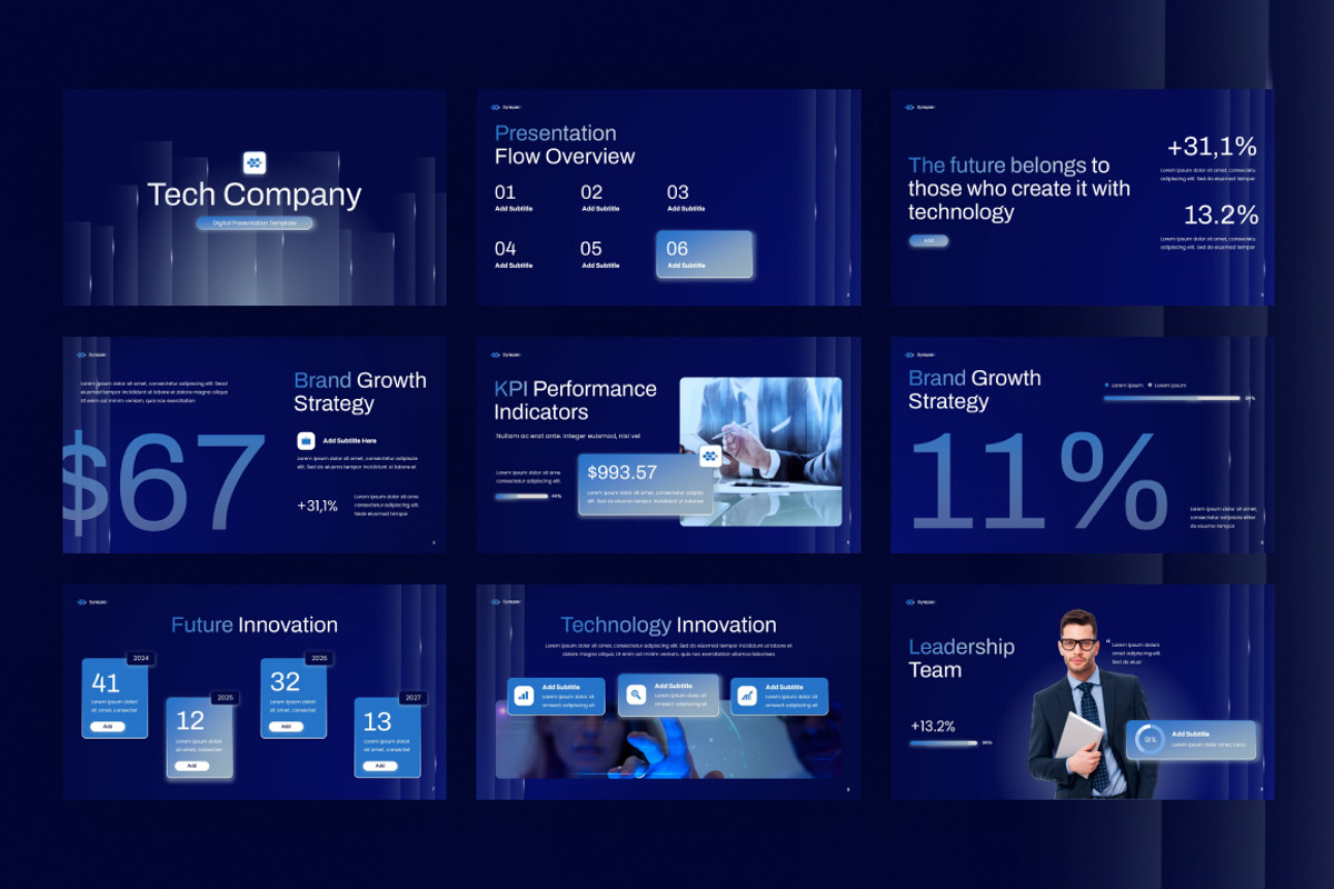 Tech Company Keynote, a Presentation Template by Loin Studio (Photo 3 of 4)