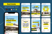 Real Estate SocialMedia Post + Canva, a Social Media Template by Jiwstudio (Thumbnail 1 of 4)