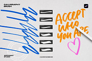Calligraphy Brushes for Procreate, a Brush Add-On by Spasibenko Art (Thumbnail 4 of 9)