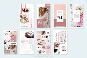 RoseGold Square & Story Templates, a Social Media Template by Andimaginary Creative Co. (Thumbnail 3 of 13)