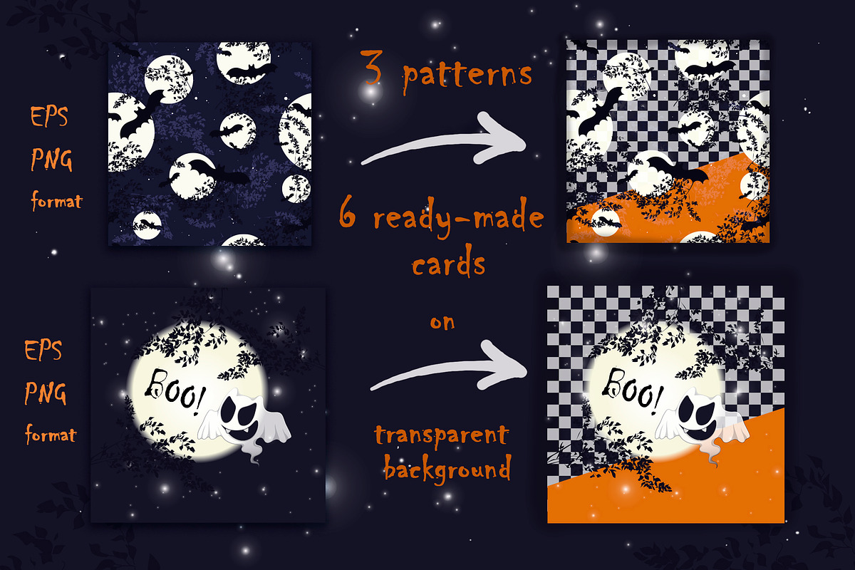 Cute ghosts., an Illustration by Maycat_store (Photo 7 of 8)
