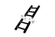 50 Broken Ladder Silhouette Bundle, an Illustration by Designs_River (Thumbnail 14 of 51)