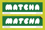 Matcha Brew - Blurry Bubble Font, a Sans Serif Font by Typia Nesia (Thumbnail 2 of 12)