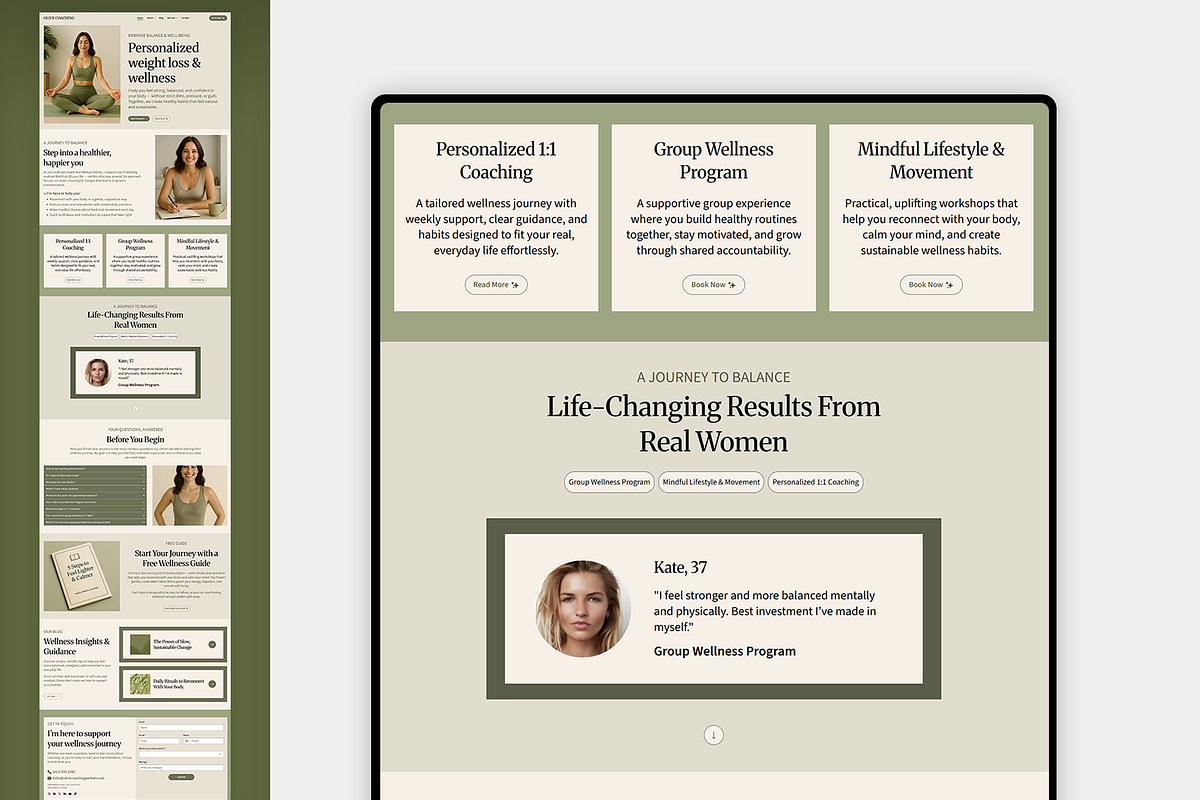 Wellness & Life Coach Website, a Wix Template by Kitteeh (Photo 16 of 20)