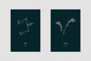 X12 Constellation Graphics / Zodiacs