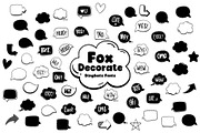 Fox Decorate Dingbats Fonts, a Symbol Font by Fox7 By Rattana (Thumbnail 1 of 6)