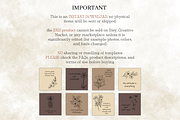 Minimal Flowers Card Deck, a Design Template by Digital By Nikoleta (Thumbnail 8 of 9)