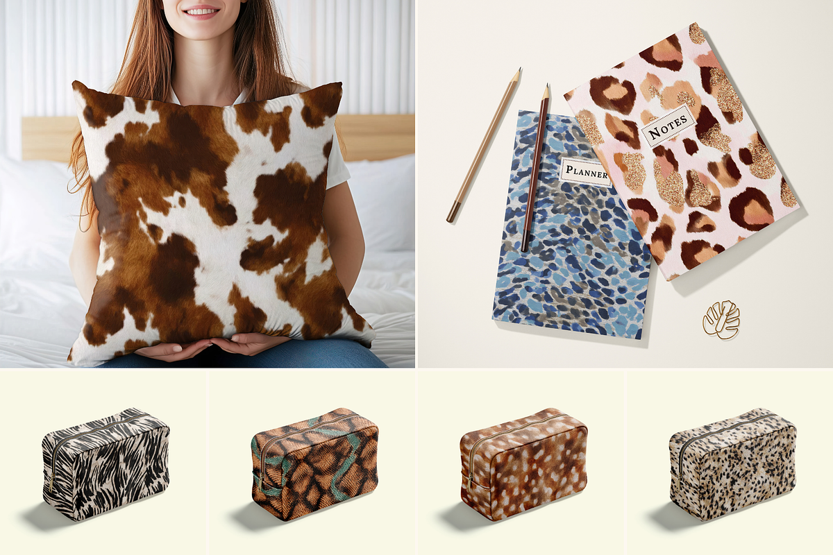 Animal Abstract Patterns - part 2, a Pattern Graphic by Ninterints (Photo 8 of 15)
