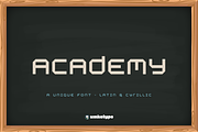 Academy Display Font, a Font by alpercakici (Thumbnail 9 of 9)