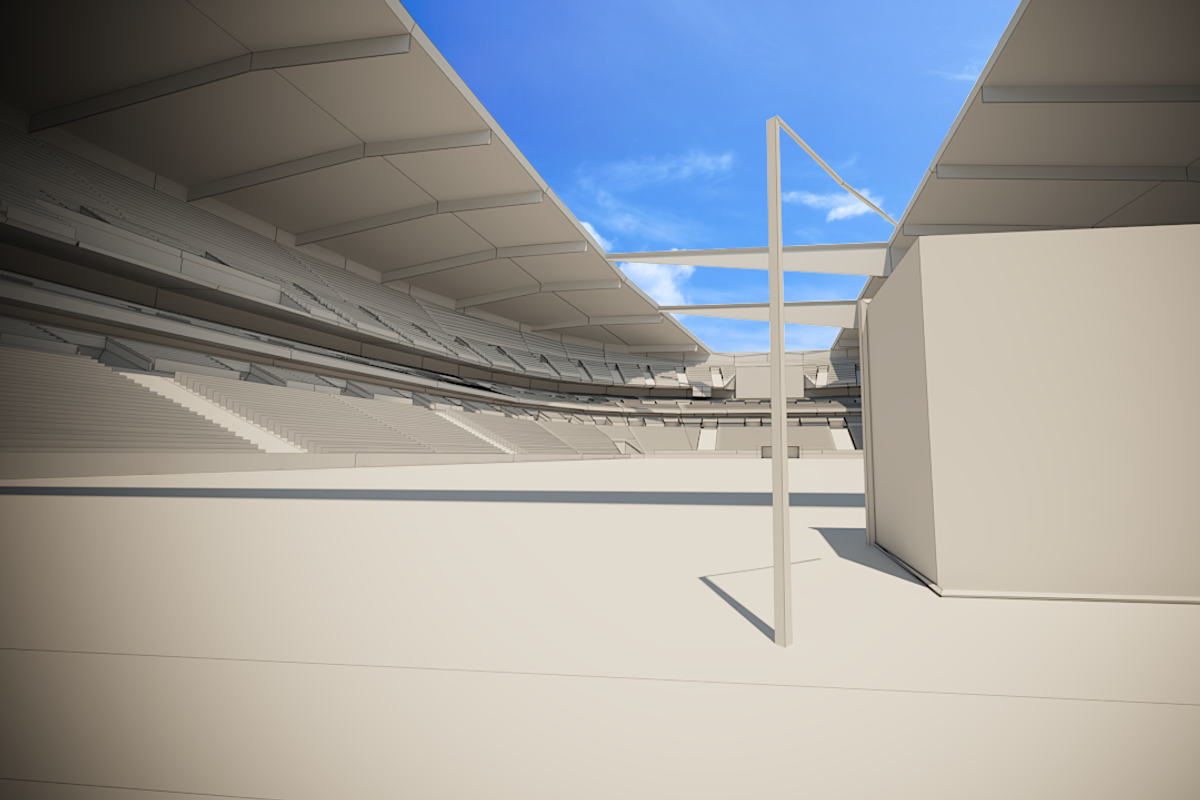 Football stadium game ready 3D-Model, an Architecture 3D Model by 3DGeeq (Photo 12 of 18)