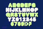 BAQ Rounded 2 Chunky Display Fonts, a Sans Serif Font by HyperFluro (Thumbnail 6 of 7)