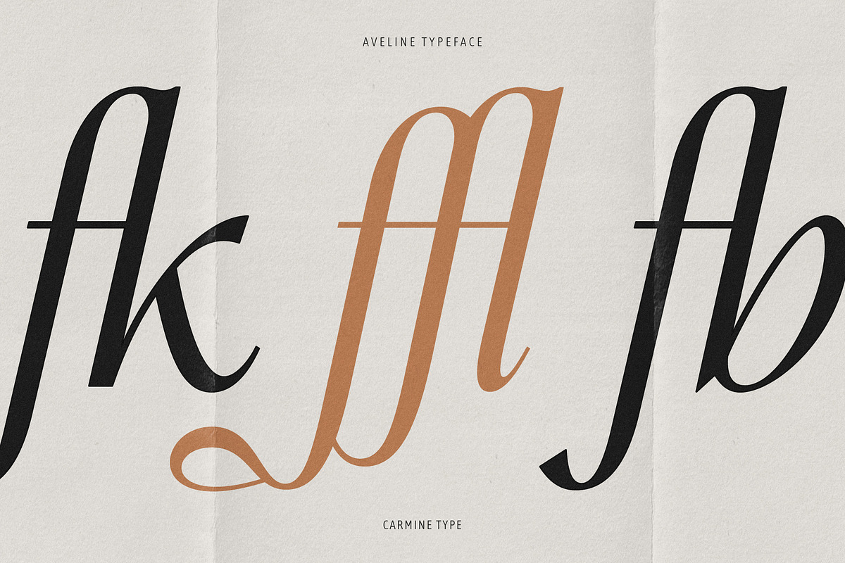 Aveline, Soft Serif with Ligatures, a Serif Font by CarmineType (Photo 15 of 28)