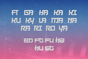 Cas Kirigami Oriental Typeface, a Sans Serif Font by Casloop Studio (Thumbnail 9 of 15)