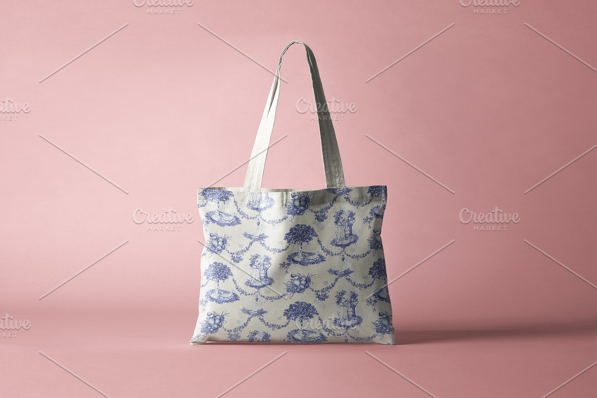 Harvest Bunnies - Toile De Jouy, a Pattern Graphic by YvY (Photo 5 of 9)