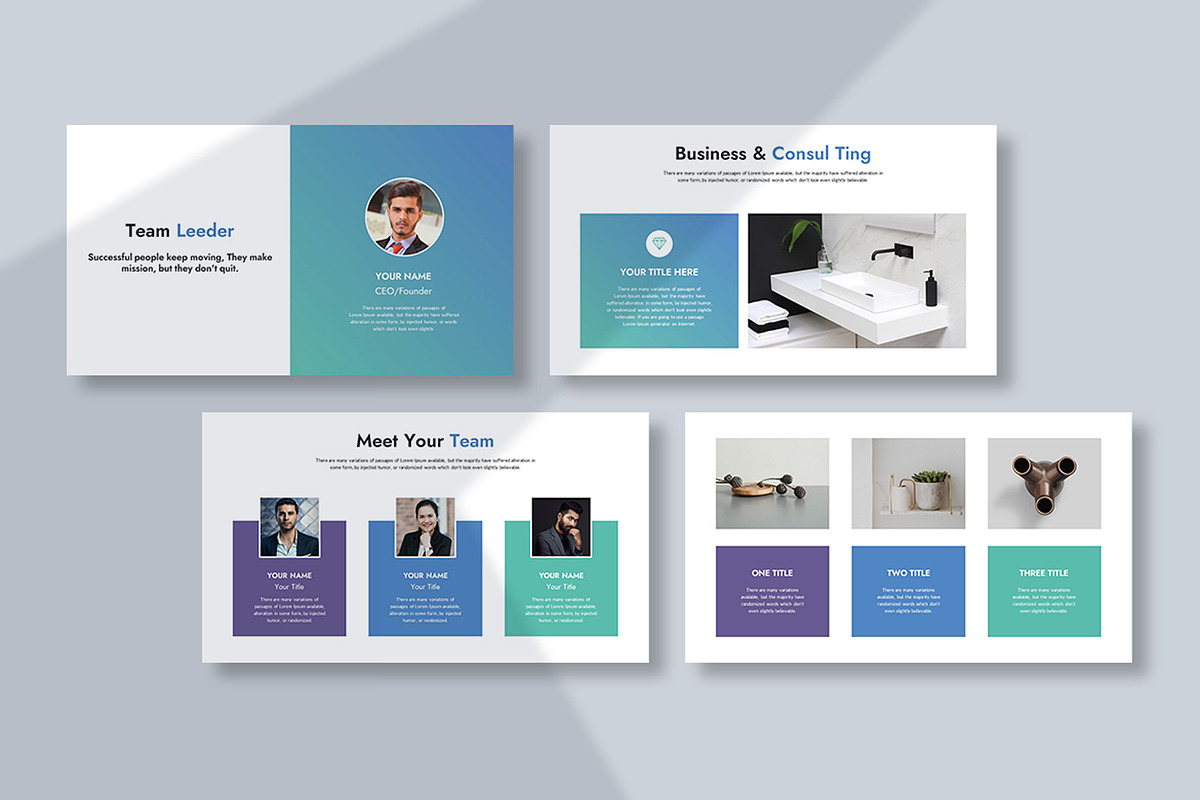 Simple & Minimal Presentation, a Templates & Theme by Slide_Genius1