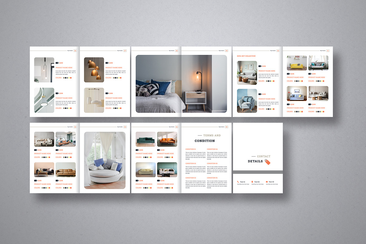 minimal product catalog, a Brochure Template by mijli (Photo 4 of 4)