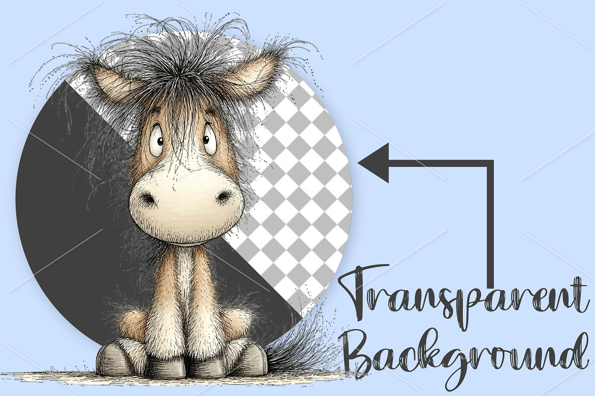 Whimsical Farm Animals Clipart, a Seasonal Illustration by Canvas Craft (Photo 2 of 7)