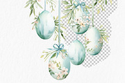 Easter egg border clipart, an Object Graphic by MyLittleMeow (Thumbnail 4 of 7)