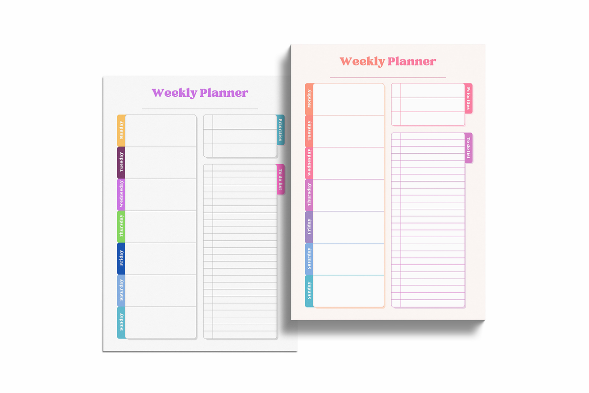 Weekly Schedule Planner Template, a Marketing Template by CubicSpace (Photo 3 of 4)