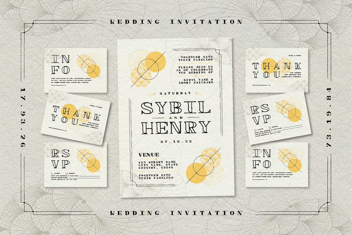 Spasi Decorative Wide Serif + Extras, a Serif Font by The Good Store (Photo 3 of 10)