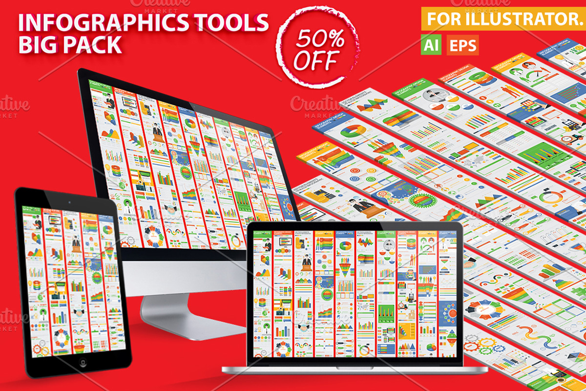 INFOGRAPHIC TEMPLATE BUNDLE, a Finance Illustration by The Craftsman (Photo 2 of 14)