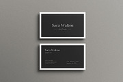 Elegant Minimal Business Card, a Business Card Template by Saman Osama (Thumbnail 4 of 5)