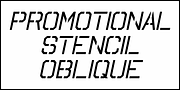 Promotional Stencil JNL, a Sans Serif Font by Jeff Levine Fonts (Thumbnail 4 of 5)