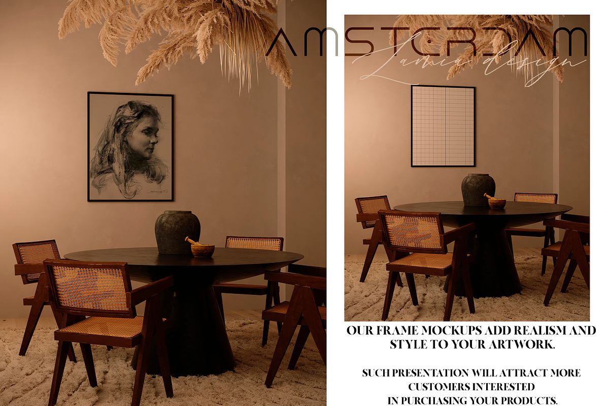 Japandi Frame Mockup Bundle, a Household Mockup by LAMIA DESIGN (Photo 2 of 18)
