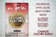 Futuristic Flyer Party Festival PSD, a Flyer Template by Graphicfy Templates (Thumbnail 2 of 4)