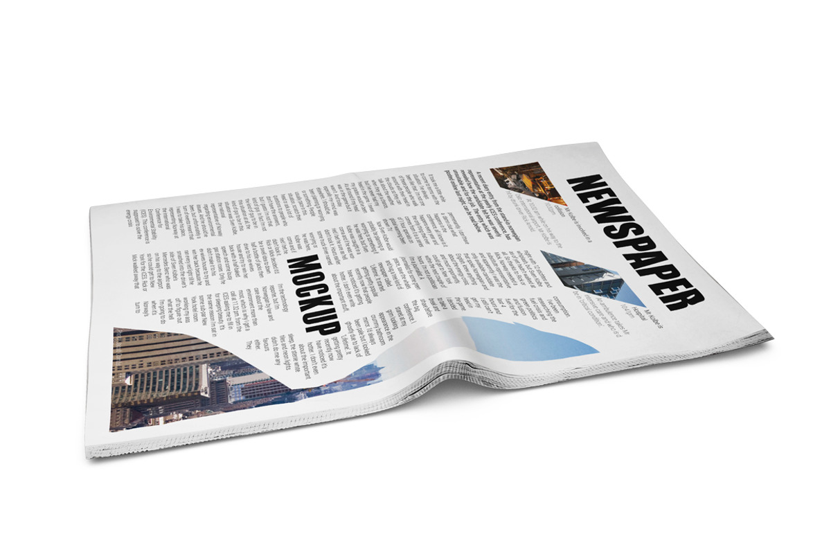 Newspaper Mockup, an Advertising Mockup by PixelMockup (Photo 10 of 17)