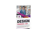 Conferences Roll Up Banner, a Flyer Template by MightyDesign (Thumbnail 2 of 8)