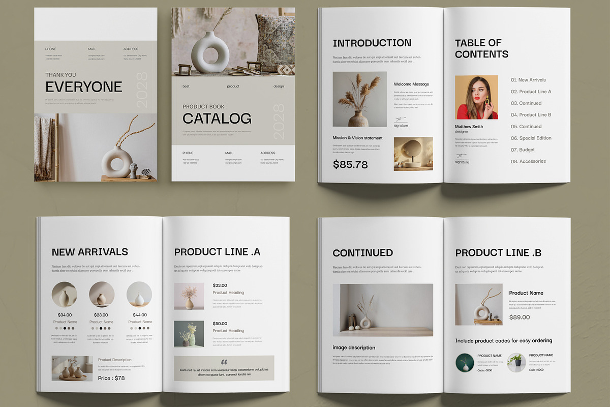 Modern Product Catalog Design preview 2
