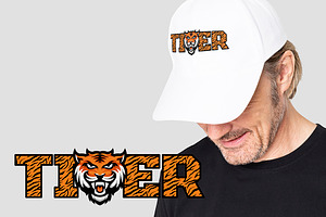 Bengal Tiger Decorative Font