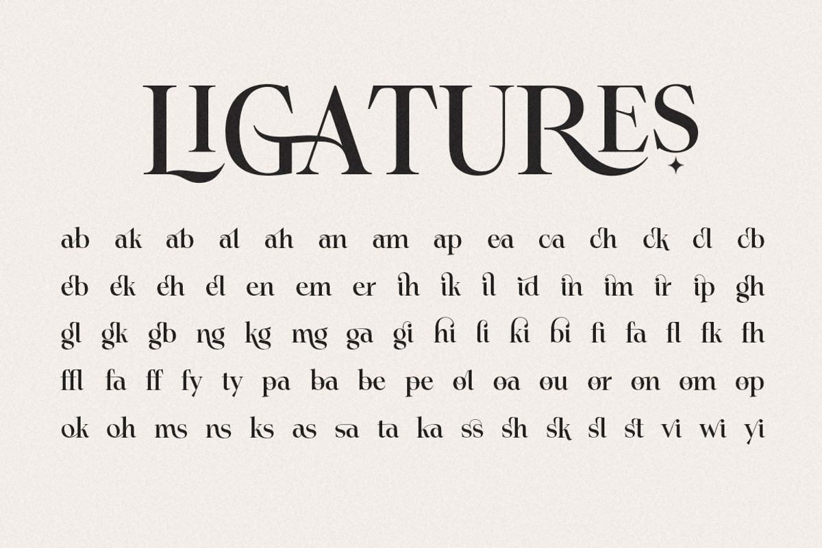 Astegra - Ligature Serif, a Serif Font by Mulkan Nazir (Photo 16 of 17)